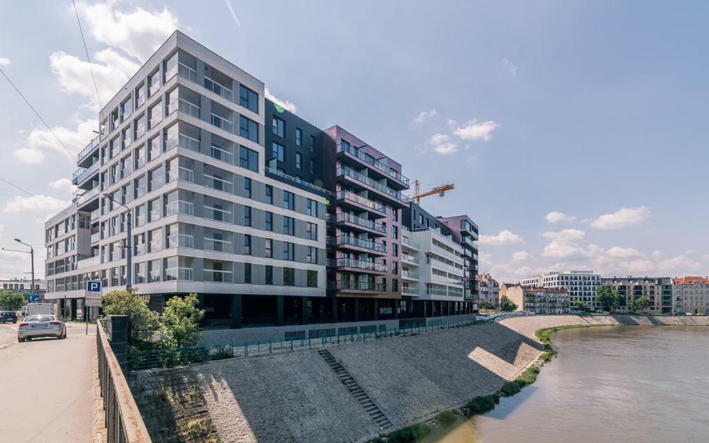 Apartament Studio Z Widokiem Na Odre Bulwary Ksiazece Breslavia Exterior foto